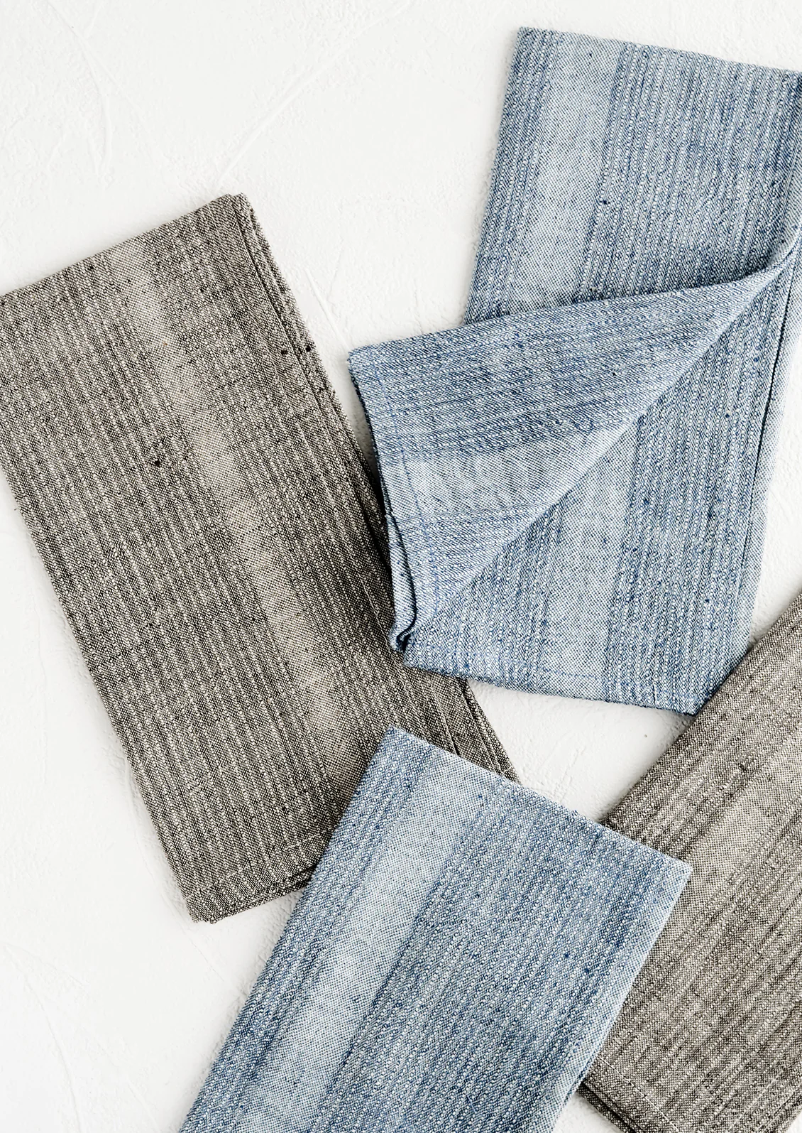 Mottled Stitch Napkin Set - Image 4